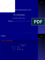 Analyse Quantitative TD3