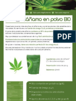 Cañamo en Polvo Bio Naturya