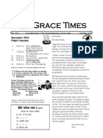 Grace Times: December 2012 Pulpit Calendar