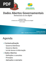 Dados Abertos Governamentais - Democracia na era digital