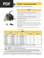 Banner D10 Analog Discrete Outputs