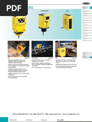 Banner Fullsize Photo Eyes Optical Fiber Light Emitting Diode