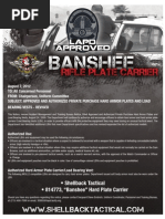 Download Los Angeles Police Department LAPD Approved Gear- Banshee Plate Carrier- Shellback Tactical Inc by Shellback Tactical Gear SN115141065 doc pdf