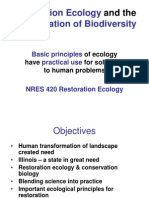 23B Restoration Ecology 2009
