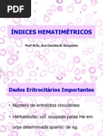 Aula 4 Ãndices HematimÃ©tricos e Anemia Ferropriva