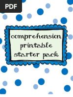 Reading Comprehension Pack Preview