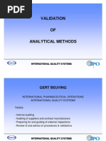 Analytical Method Validation