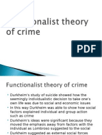 Function A List Theory of Crime