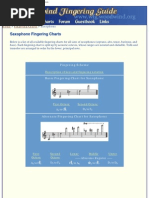 Saxophone Fingering Charts - The Woodwind Fingering Guide