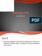 Bitacora Salon # 8