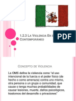 1.2.3 La Violencia en El México Contemporaneo