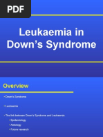 Download Leukaemia in Downs Syndrome by James SN11517084 doc pdf
