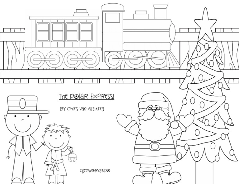 Polar Express Coloring Sheet