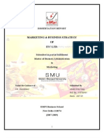 Download Marketing Strategy of ITC Ltd by akashgarg222 SN11518224 doc pdf