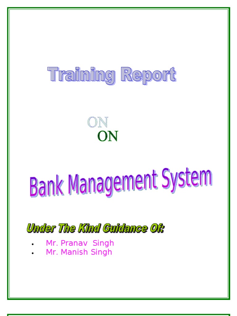 Bank | PDF | Databases | C (Programming Language)