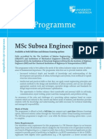 31 MSc Subsea Engineering