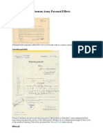 German Army Documentation