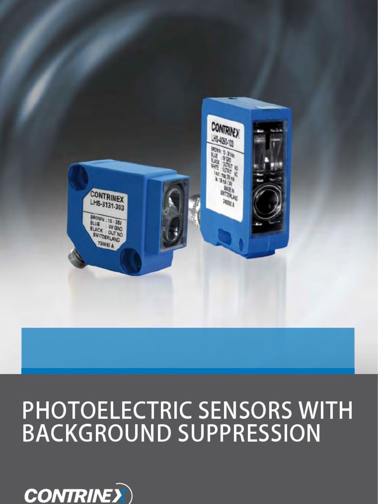 Contrinex Background Suppression Sensors Bipolar Junction