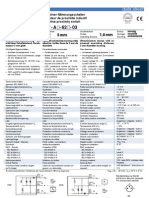 CONTRINEX Series 600 Proximity Sensors PDF