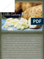 Umbi Gadung Dan Pengeringan