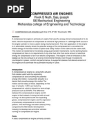 Compressed Air Engines Synopsis