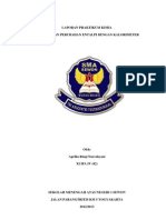 Menentukan Perubahan Entalpi Dengan Kalorimeter