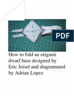 Origami Dwarf Base (Eric Joisel) Diagram