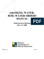 Boil Water Order
