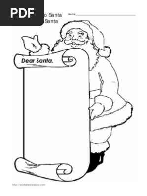 Dear Santa Letter