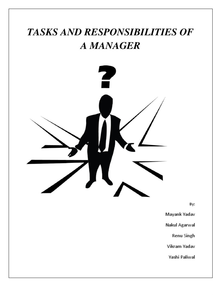 What Are The Responsibilities of A Professional Manager PDF