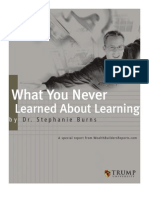 Stephanieburns - What You Never Learned About Learning