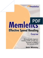 0975117459Memletics - Effective Speed Reading Course