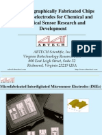 Microlithographically Fabricated Chips and Microelectrodes For Chemical and Biological Sensor Research and Development