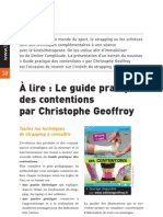 À Lire: Le Guide Pratique Des Contentions Par Christophe Geoffroy