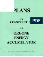 Orgone Energy Accumulator Plans