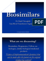 DR Cheraghali, Biosimilars, ICDRA2006 1