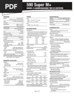 CCE1300805 590 Super M+ Series 3 Loader Backhoe Spec Sheet (Tier III)