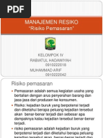Download risiko pemasaran ppt by Rabiatul Hadawiyah SN115243709 doc pdf