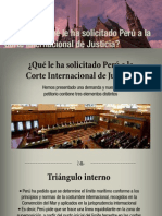 ￼¿Qué le ha solicitado Perú a la Corte Internacional de Justicia?