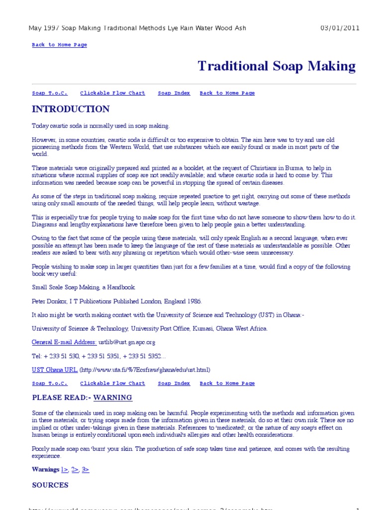 Traditional Soap Making PDF