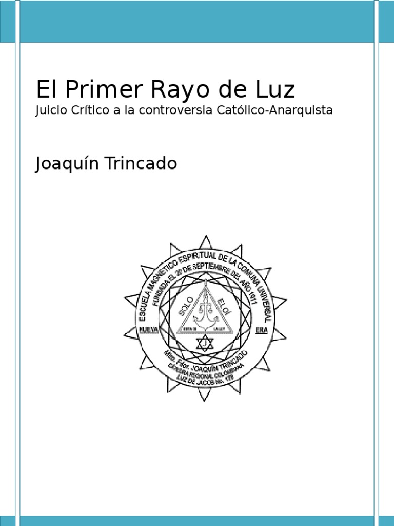 El Primer Rayo de Luz PDF Cristo (título) Cristobal colon