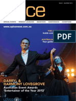 Darryl Lovegrove Entertainer of the Year 2012