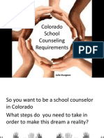 Colorado School Counseling Requirements