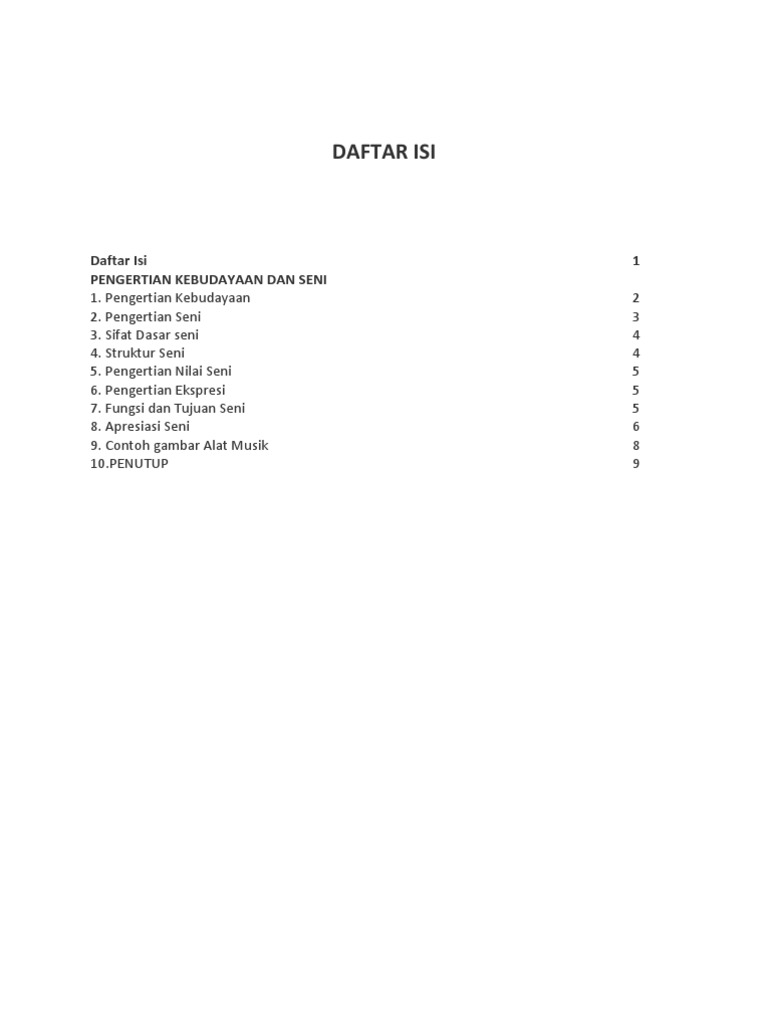 Makalah Karya Seni Musik