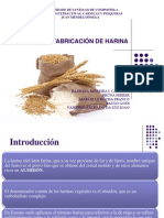 Proceso de fabricación de harina