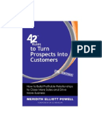 42 Rules to Turn Prospects Into Customers (2nd Edition)