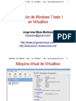 Instalación de Windows 7 Beta 1 en Virtual Box
