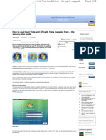 How To Dual Boot Vista and XP With Vista Inst