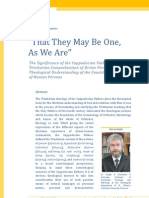 Sergey A. Chursanov-That They May Be One, As We Are-The Significance of The Cappadocian Fathers Trinitarian Comprehension of Divine Persons... - International Journal of Orthodox Theology 2-2-2011