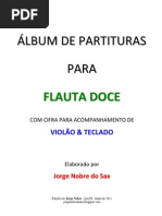 Album de Partituras Para Flauta Doce 2011 Jorge Nobre-1
